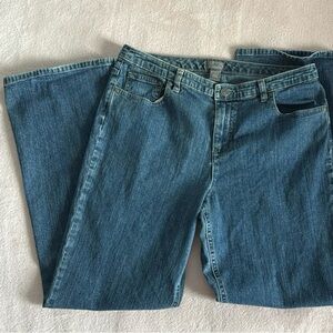 Chico's Blue Straight Leg Jeans Size 1.5